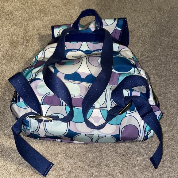 COPY - Coach Signature Drawstring Backpack - Picture 2 of 5
